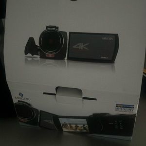 4k camera bought in camera store. Vintage/2000s/90s looking digital.